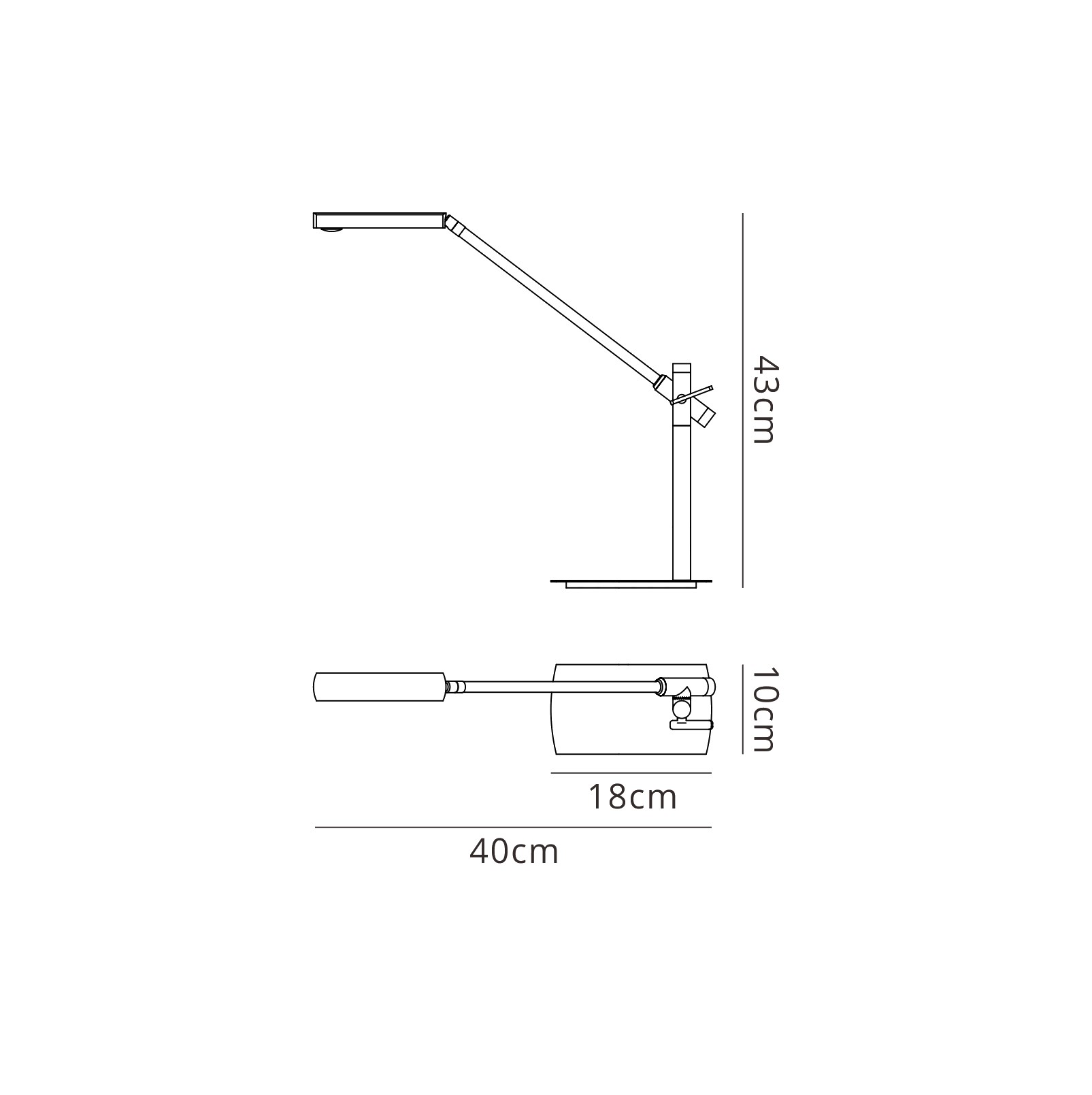 M4950  Phuket WH BE 7W LED Table Lamp